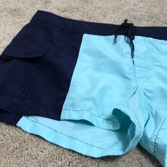 ♥️ BOGO ♥️ Islander Swim Shorts Teal and Navy Blue - Picture 2 of 6